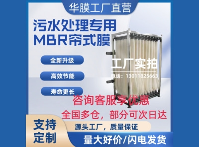 MBR膜组件 一体化污水处理平板帘式超滤膜PVDF中空纤维膜生物膜